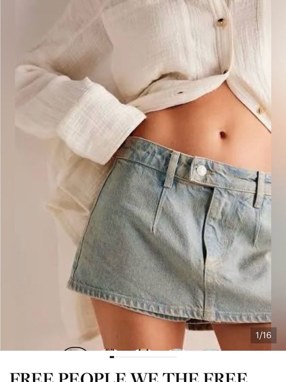 Free People We The Free Skort Short
